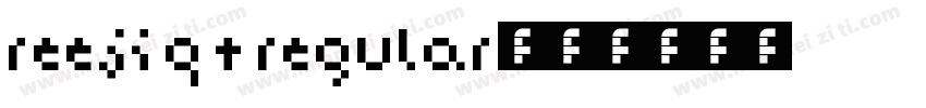 REEJI Q T Regular字体转换